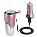 Car Air Humidifier, Foxcesd Portable Aroma Essential Oil Diffuser, Mini Ultrasonic Cool Mist Purifier 50ML with Power-Off Protection & Dual Fast USB Car Charger