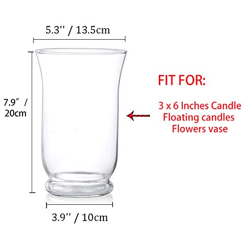 Glass-Pillar-Candle-Holders-Hurricane-Candle-Holder-for-O-80-x-150mm-Candles-Christmas-Halloween-Centerpieces-Storm-Vase-Meditation-Wedding-Table-Centrepiece-Dining-Room-Decor-Garden-Outdoor