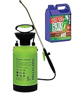 Pro-Kleen Patio Cleaner Garden Pump Pressure Sprayer Manual Action - Brass Lance - Spare Seal Kit...