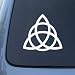 Triquetra Knot - Car, Truck, Notebook, Vinyl Decal Sticker #2645 | Vinyl Color: White