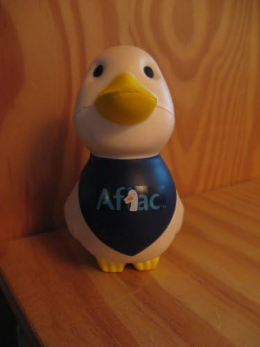 Aflac Stress Squeeze Duck - Advertising Insurance Premium "Stress Ball" Interesting converstaion piece displays well on a desk or shelf