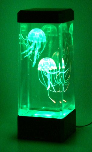 クラゲ Lサイズ シルバー ウォーターインテリア B00ew6efcm アクアリウム ファンタジーランプ おもちゃ雑貨 卸し売り購入