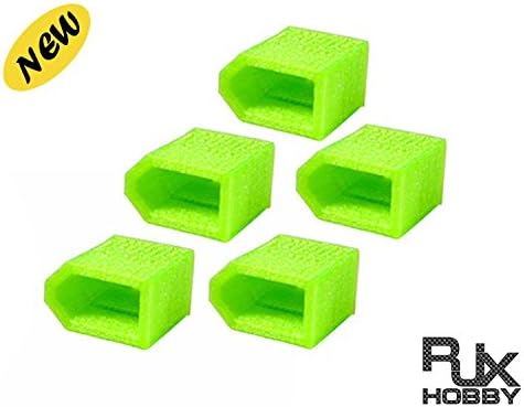 RJXHOBBY XT30/60/90 Battery Protective Cover Charged/Discharged Battery Indicator Caps 5 Pack