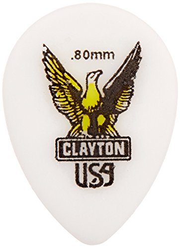 Clayton Acetal Guitar Picks (Select from gauges .38mm - 1.90mm)