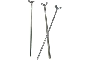 ACMEDENT 50Pcs J Clasp Bold Clasps Ball Retainer Bars Dental Large Size 1.0mm Y-Shape