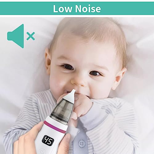 Electric Nasal Aspirator for Baby Rechargeable Nose Sucker for