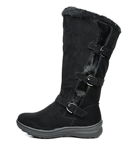 Dream pairs minx women s winter fully fur lined snow kn…