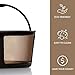 Reusable Keurig K-Duo Coffee Filter for K-Duo Hot & Iced(Gen 2), K-Duo, K-Duo Essential Brewers Only - Carafe Basket Permanent Coffee Filters for Keurig K Duo Coffee Makers