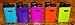 LOT of 5 Djeep Hot Body Neon Series Lighters Full Set