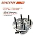 (Pair) DRIVESTAR 4WD Only 515036 Front Wheel Hubs & Bearing Assembly 6 Lugs 4x4 AWD for 2002 03 04 05 06 Chevrolet Silverado/Suburban/Avalanche 1500 Tahoe GMC Sierra Savana Cadillac Escalade w/ABS
