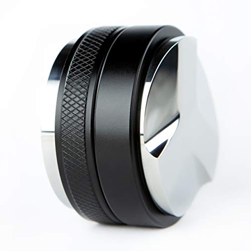 53mm Coffee Distributor/Leveler & Tamper, Fits 54mm Breville Portafilter, Double Sided, Adjustable Depth