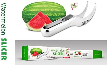 Watermelon Slicer Knife Corer Neat Slicing Clean Design Robust Construction Top Quality Stainless Steel by Silkitch (Stainless Steel)