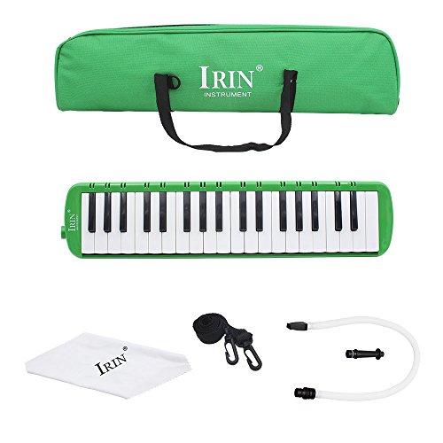 WINDMAX Green 37 Key Melodica & Deluxe Carrying Case