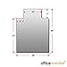 Office Marshal Chair Mat for Carpet with Lip | Eco-Friendly Series Chair Floor Protector | 100% Recycled (PET) Floor Mat for Office or Home Use | Multiple Sizes | Translucent - 36'' x 48''