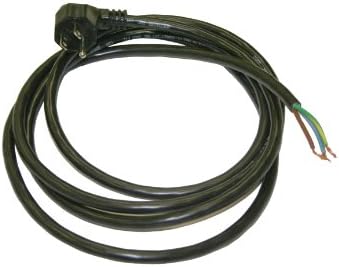 Interpower 86420035 North American Angled NEMA 5-15 Power Cord, Angled 5.15P Plug Type, Black Plug Color, Black Cable Color, 13A Amperage, 125VAC Voltage, 2.44m Length