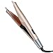 Professional Hair Straightener,2 in 1 Hair Straightener and Curler with Digital LCD Display，Hair Straightener Curler,30mm Electric Hair Straightening irons with Adjustable Temperature(Gold)thumb 1