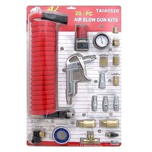 Kit De Démarrage Compresseur Central Pneumatic – 20 Pièces Avec Tuyau – Neuf