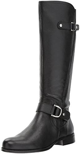 Naturalizer Women's Jenelle Riding Boot, Black, 9.5 W US