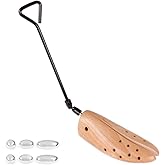 FootFitter Best Professional Boot Width Stretcher, Adjustable Wooden Tool for Men’s & Women’s Work, Hiking & Leather Boots