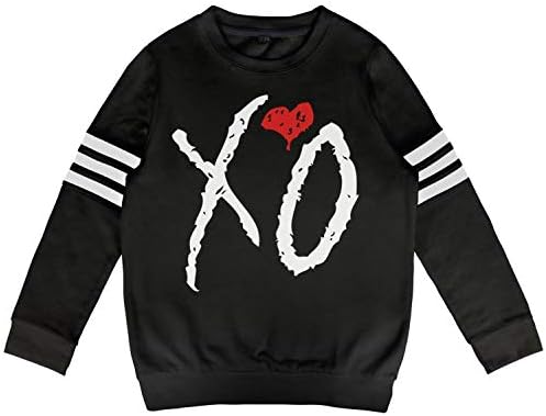 The-W-e-e-k-nd-XO-Logo- Boys Girls Sweatshirt Children Long Sleeve Pullover Sweater