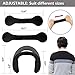 mysuntown Adjustable Ear Warmer for Men and Women: The Warmest Fleece Earmuffs & Super Soft Earlap Ear Protection Black