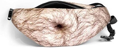ISHIKA Anti-Harassment Funny Flesh Fat Beer Belly Pocket Waist Bags Case Waist Storage Purse 2