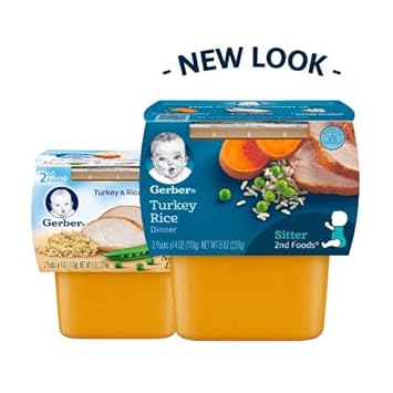 gerber turkey and rice baby food