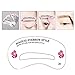 Brillife Eyebrow Stencil, Eye Brow Stencils Shaping Template, Easy Instant Brows Stencils Shapers Drawing Guide Reusable Eyebrow Mold Microblading Stencil Kits for Beginners