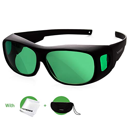 VIVOSUN Indoor Hydroponics LED Grow Room Glasses with Glasses Case