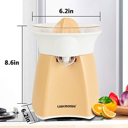 Electric Citrus Juicer Grapefruit Squeezer orange juicer lemon Squeezer Pulp Control Motorized Citrus Press by LUUKMONDE ¡­
