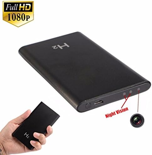 SAFETYNET 90° 5000mAh 1080P Mobile Power Bank Camera Night Vision Record Battery Capacity