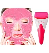 Ice Face Roller Cooling Mask for Dark Circles Puffiness Relief Gel Cold Eye Masks Reusable Bead C...