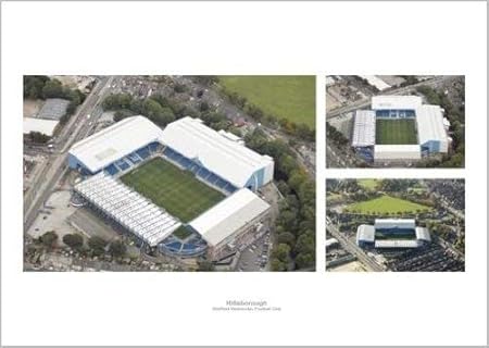 Sheffield Wednesday Hillsborough Stadium Aerial View Photo
