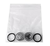 Master Cylinder Sight Lens 18mm - (Pair of 2), Premium Set Replacement with O-Rings for Hydraulic Brake Lever by Precision Auto Products