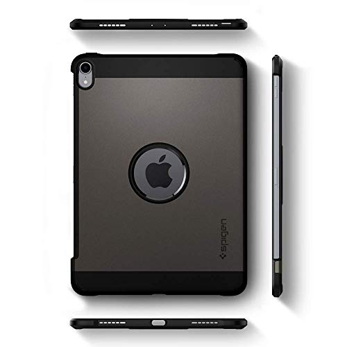 Spigen Tough Armor Compatible con iPad Pro 12.9 (2018) Funda - Gunmetal - Imagen 8
