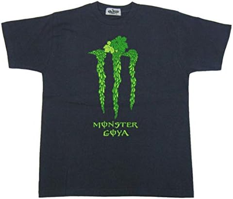 Amazon おもしろtシャツ パロディ Monster Goya ネイビー 前プリント Tシャツ カットソー 通販