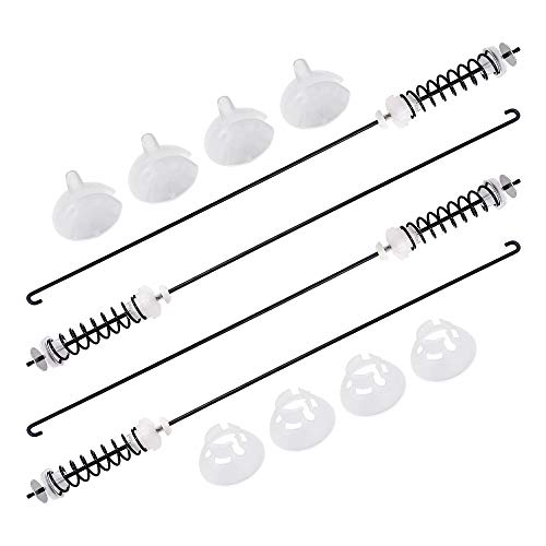 Primeswift W10780048 Washer Suspension Kit Compatible with Whirlpool Kenmore Maytag Washing Machine W10257087,W10257088,W10349191(4Pack)