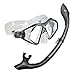 U.S. Divers Admiral 2 Lx/Island Dry Adult Silicone Mask Combo Titanium; Now with New and Improved Snorkel Clip