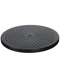 Base giratoria robusta de 15 pulg. LapWorks. Tiene rodamientos esféricos que permiten el uso en interiores o exteriores con monitores de pantalla plana y televisores grandes.