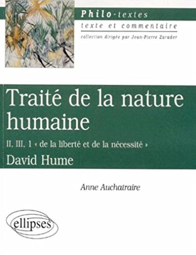 Traité de la nature humaine II, III,1