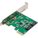 IO Crest 2 Port PCI-E 2.0 x1 SATA III 6Gbps RAID Controller Card with HyperDuo - PCIe SATA 3 Controller Adapter ASMedia ASM1061R with Low Profile Bracket