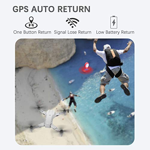 Foldable GPS Drone for Adults with 4K Camera RC Quadcopter with GPS for Beginners, Auto Return Home, Brushless Motor… - Image 3