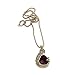Retro Fashion Bronze Pearl Peacock Elephant Carp Heart Shaped Retro Necklace Chain Peacockred with Gift Box
