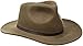 Scala Men's Crushable Felt Outback, Khaki, X-Large