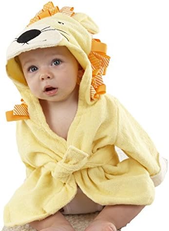 Baby Bath Towel Hooded Spa Robe Big Top Bath Time Lion-Perfect Gift Bath Set for Babies, Newborns, Infants, Boys Or Girls