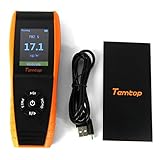 Temtop LKC-1000E Professional Formaldehyde Monitor Detector with HCHO/PM2.5/PM10/Particles/AQI Accurate Testing Air Quality Detector