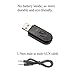 Bluetooth Receiver Dongle for Home Stereo - vastland USB Powered Wireless Bluetooth Audio Music Receiver Dongle with 3.5mm Jack Stereo Output, Bluetooth Aux Adapter for Home Stereo Speaker