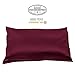 Fishers Finery 19mm 100% Pure Mulberry Silk Pillowcase, Good Housekeeping Quality Tested (Red, Q)