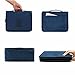 Mooxury Toiletry Bag Multifunction Cosmetic Bags Waterproof Makeup Pouch Portable Travel Organizer Bag with Hanging Hook for Men Women Girls Vacation - Navy Blue