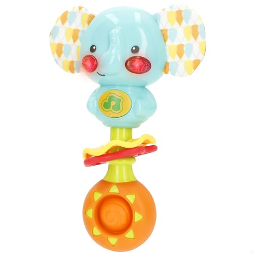 winfun Hochet Musical pour bébé, lumières et Textures, 23 Phrases, 13 Sons, mélodies joyeuses, Design Ergonomique pour Petites Mains, Jouets pour bébés, Cadeaux pour Enfants, +3 Mois (39378)